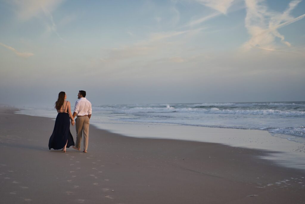 Beach wedding photos